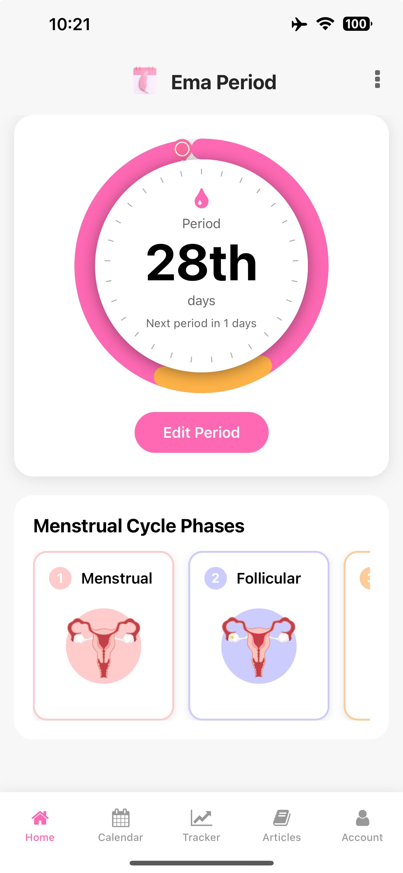 Ema Period - Women's Period Tracker