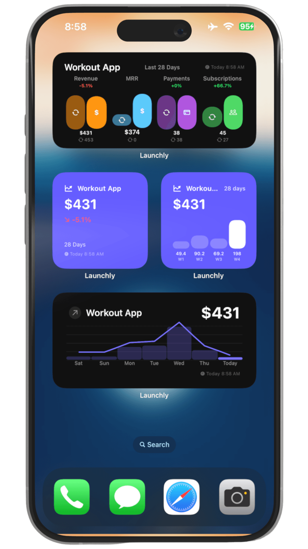 Launchly - Stripe Payment Widget